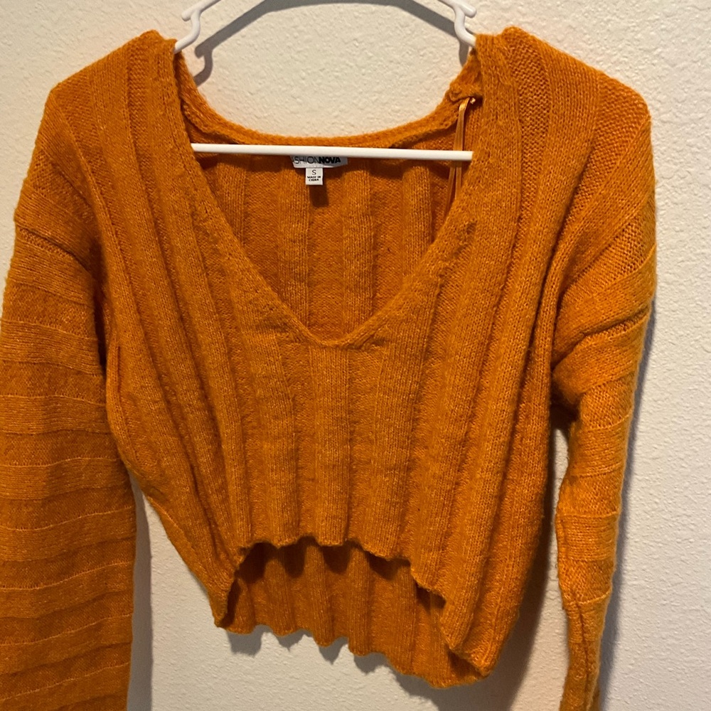 Orange Fashion Nova Sweater